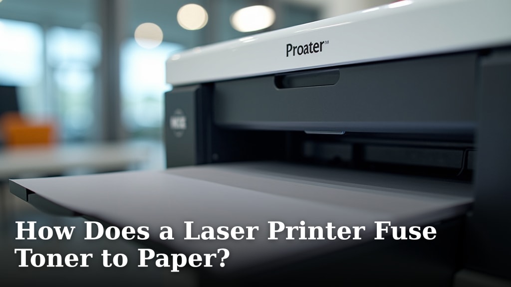 How Does a Laser Printer Fuse Toner to Paper?