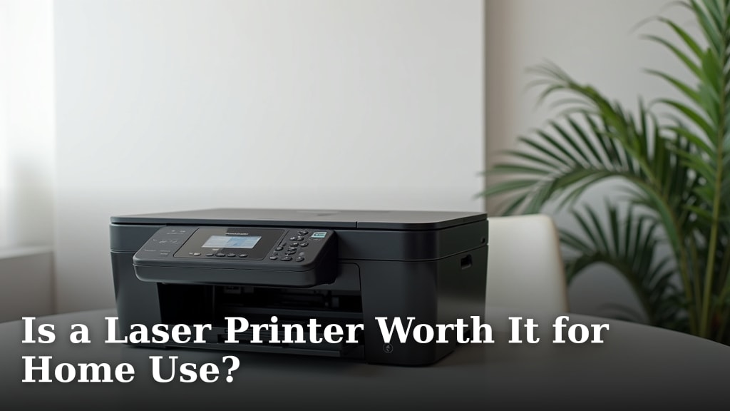 Is a Laser Printer Worth It for Home Use?