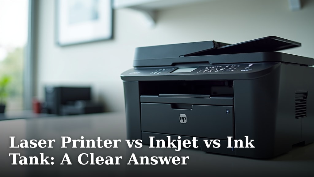 Laser Printer vs Inkjet vs Ink Tank: A Clear Answer