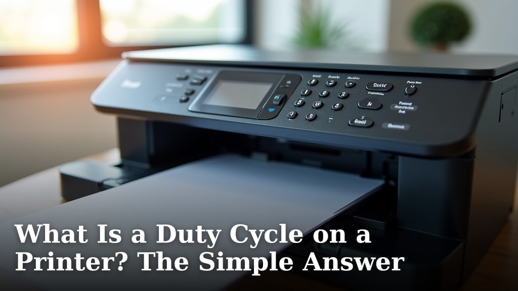 What Is a Duty Cycle on a Printer? The Simple Answer