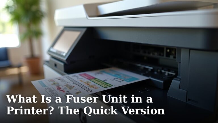 What Is a Fuser Unit in a Printer? The Quick Version
