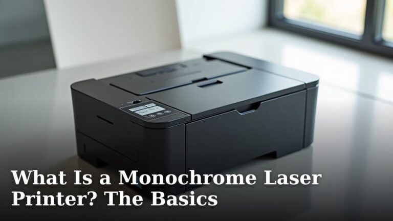 What Is a Monochrome Laser Printer? The Basics