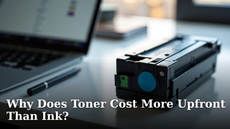 Why Does Toner Cost More Upfront Than Ink?